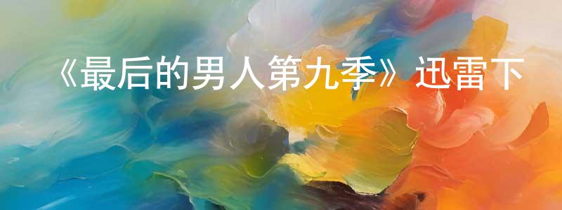 程正明的個人影視圈,《最后的男人第九季》迅雷下載/在線觀看-都市情感-美劇天堂